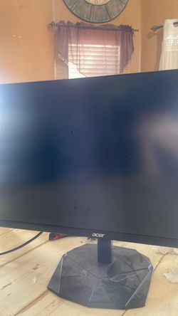 Acer Nitro 27in FHD 1920x1080 Curved 280Hz Gaming Monitor XZ270 Zbmiiphx 1ms, AMD FreeSync Premium, sRGB 99%, 2xHDMI, DisplayPort, 1500R Curve, Ergo S