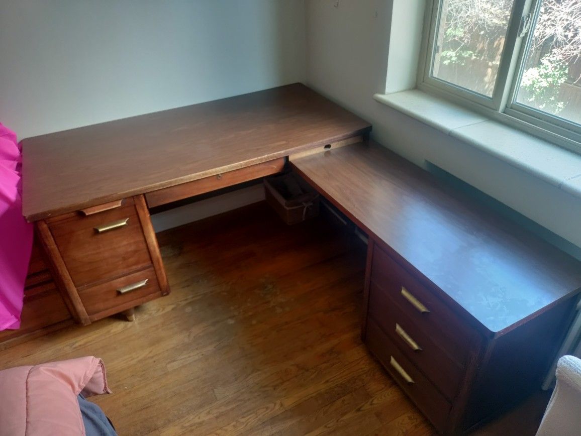 Vintage MCM Executive Desk