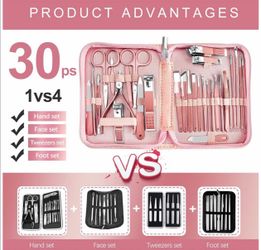 30-Piece Manicure & Pedicure Tool Set