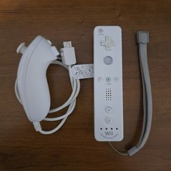 White Nintendo Wii Controller