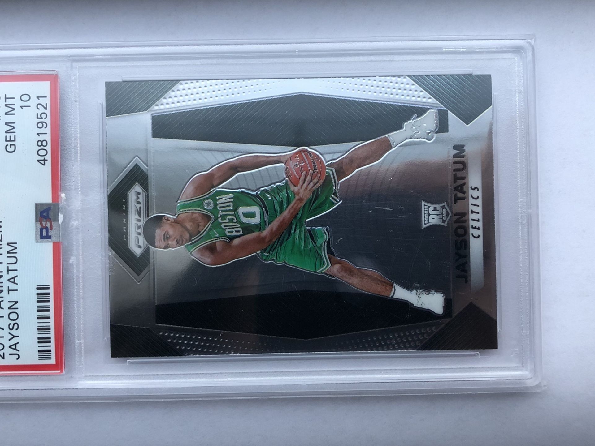 2017-2018 Jason Tatum Panini Prizm Rookie PSA 10