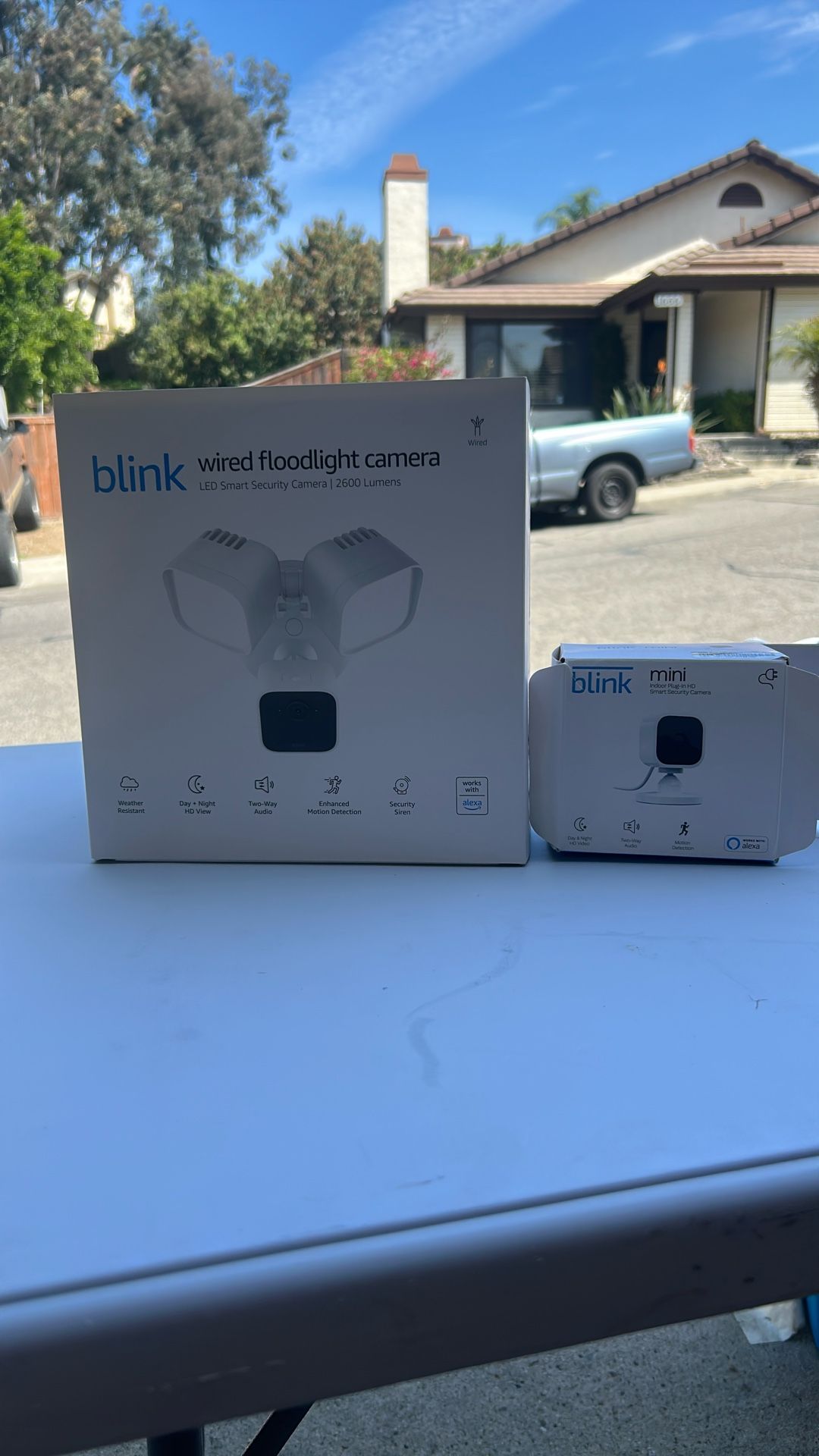 Blink Flood Light Camera Set