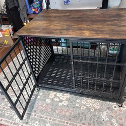 XL Dog Crate/kennel Furniture On Wheels