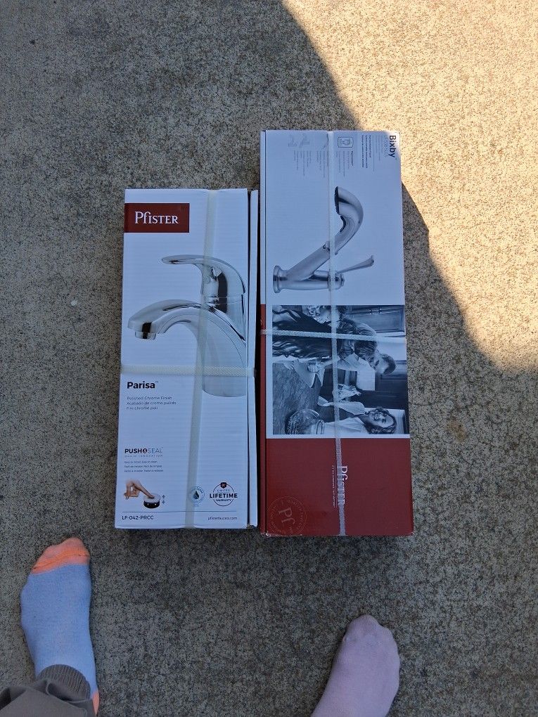 Brand New Kitchen And Bathroom Faucets