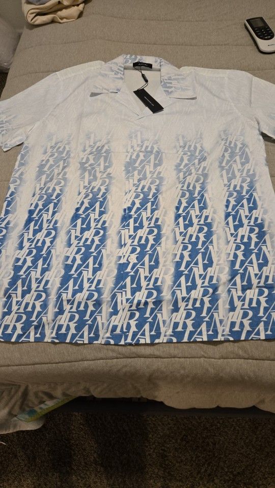 Amiri Button Up Shirt Size Large