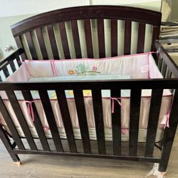 Brown Baby Crib