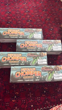 🦖 Dinosaur CHOMPER with Lights & Sounds – Brand New!