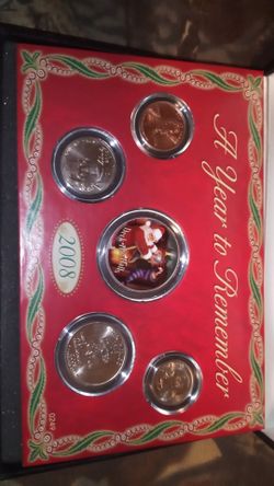 2008 Santa Coin Set