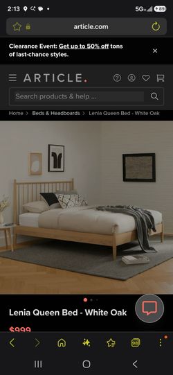 Lenia Queen Storage Bed by Article