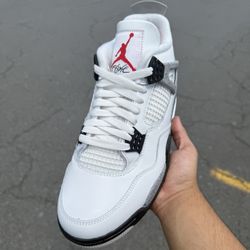 Jordan 4 White Cement 