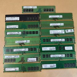 MIXED LOT 15x 8GB (1x8GB) RAM DDR4 2400MHz 2666MHz 3200MHz SK HYNIX PNY MICRON