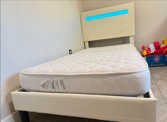 with built-in light. . Mattress not included
