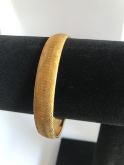 Gold Plated Bangle By Monet