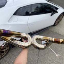 Lamborghini titanium exhaust