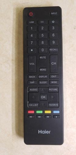 Haier or RCA TV Remote