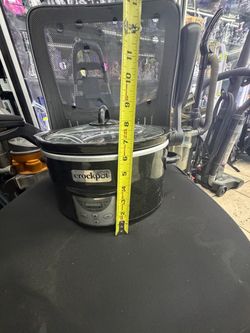 Used black crockpot