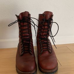 RED WING 921 LOGGER/LINEMAN BOOTS SIZE 12D