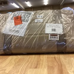 (Used Like New) FH Group NeoBlend Leatherette 47 in. x 23 in. x 1 in. Seat Cushions - Front Set