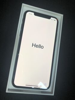 iPhoneX 256GB inbox never used.