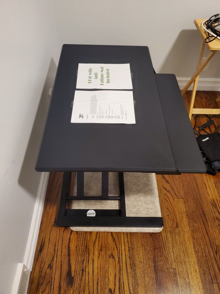 Fully Cooper Standing Desk Topper With Optional Anti-fatigue Mat