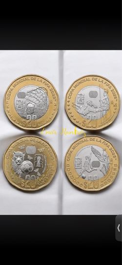 FIFA World Cup 2026 Bimetallic Mexican 20psos