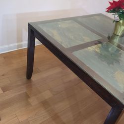 Make Me Your Best Offer Need Gone ASAP !! Large Dining Wooden And Glass Table 