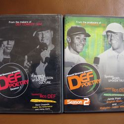 Def Poetry Jam : Season 1 & 2 DVD’s