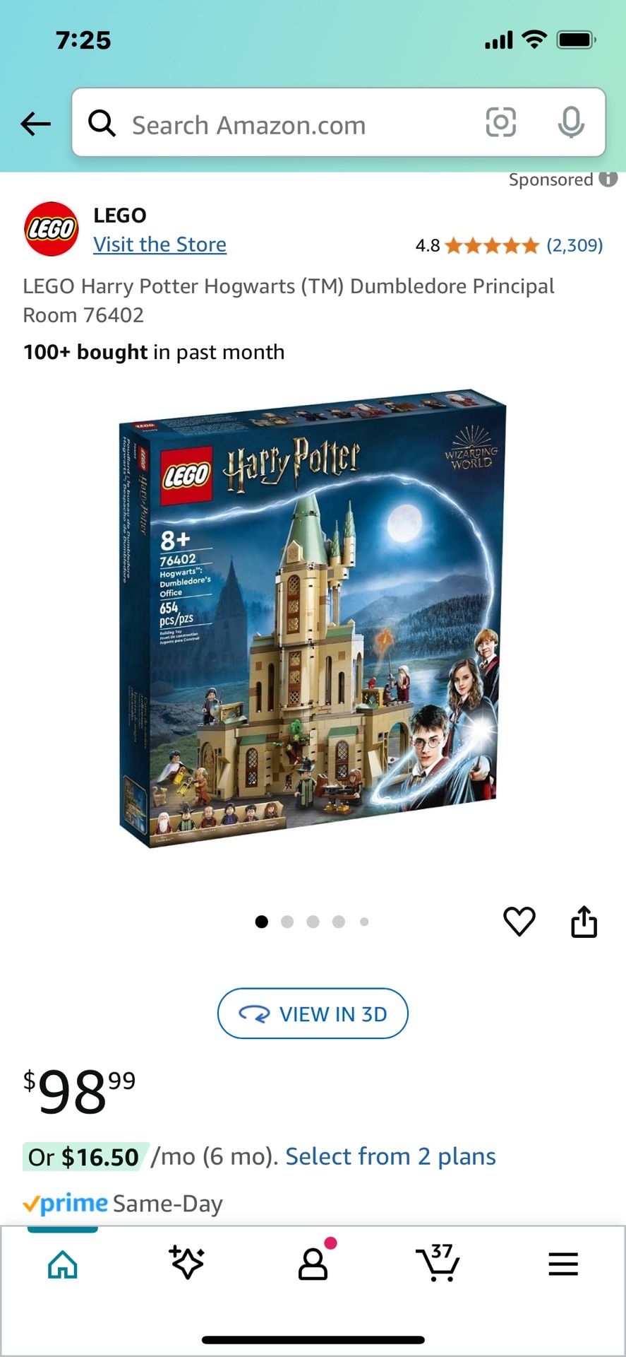 Lego Hogwarts Dumbledore’s office