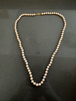 Faux Pearl Necklace