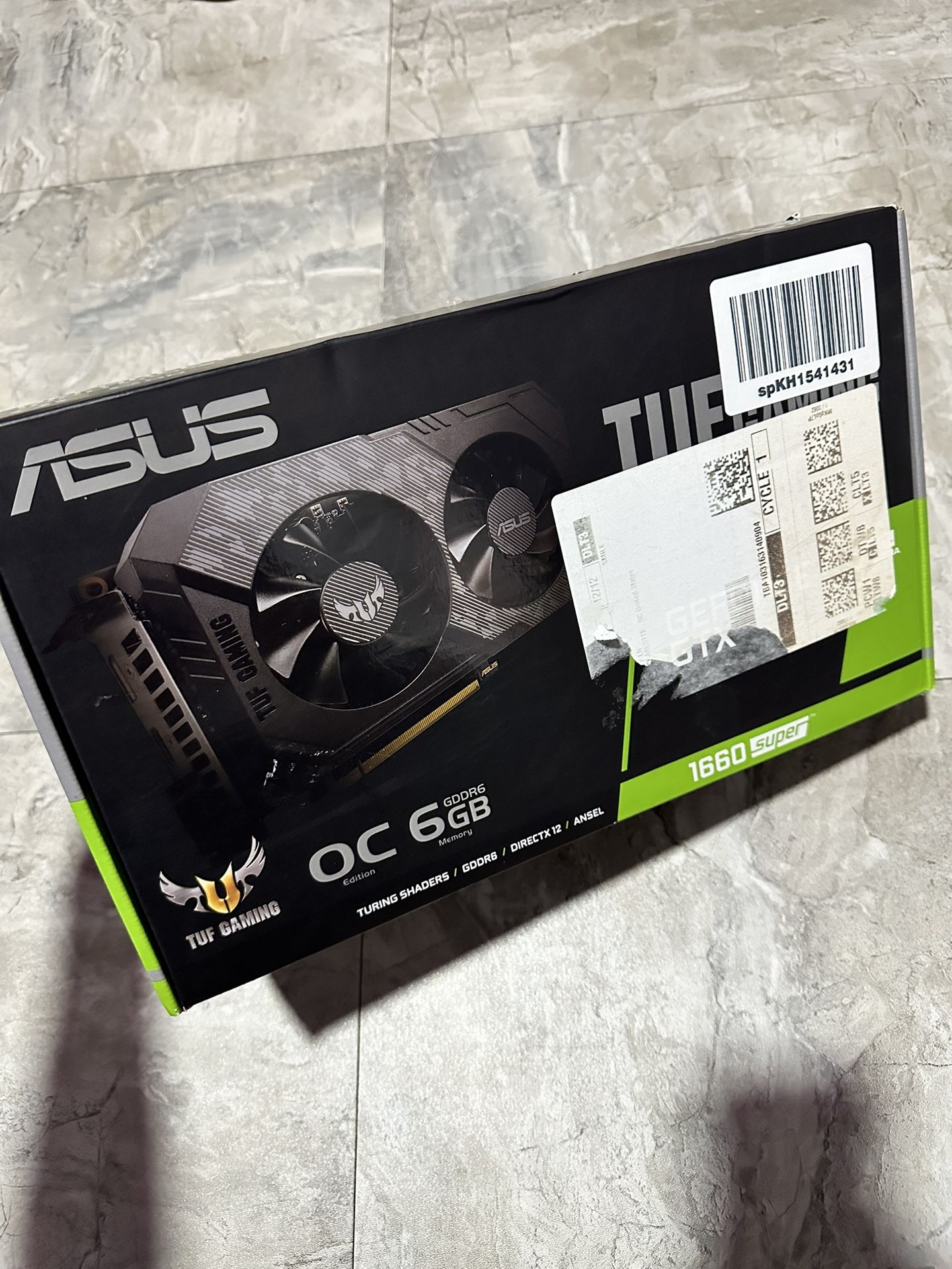 ASUS TUF Gaming GeForce® GTX 1660 SUPER™ OC Edition 6GB