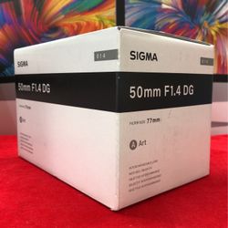 Sigma 50mm f/1.4 DG HSM Art Lens for Canon EF