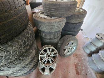"BUYING" Used ALLOY rims WITH tires and Alloy Wheels.
