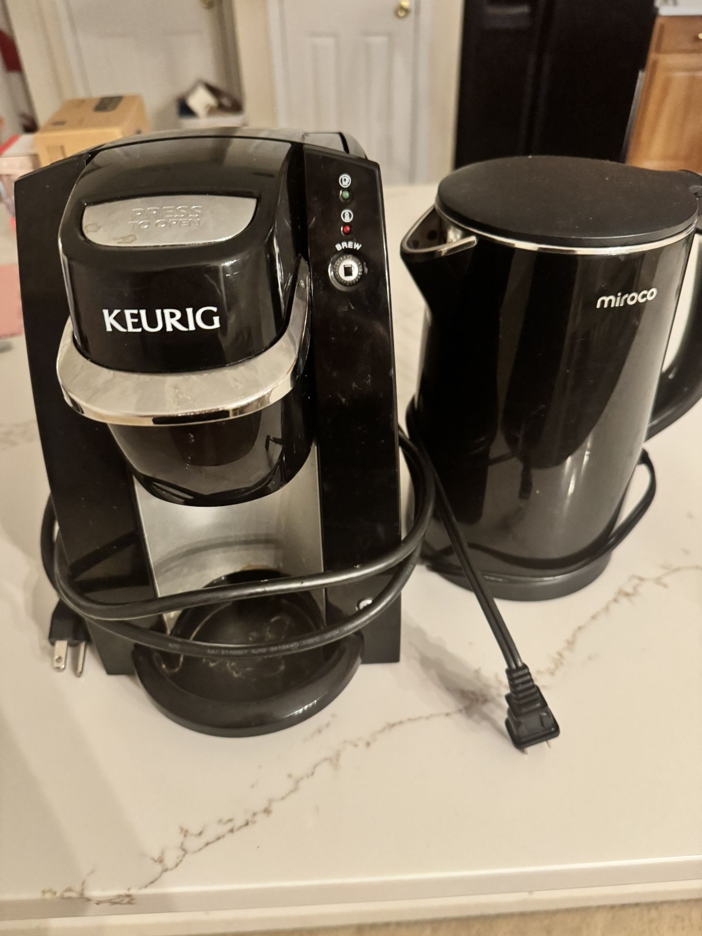 Basic Keurig And Electric kettle
