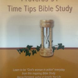 Proverbs 31 Time Mgmt Bible Study NEW