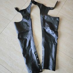 Motorcycle Leather Chaps