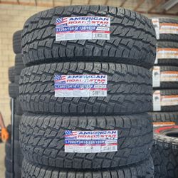 Lt285/75/16 American At New Tires Installed AND Balanced Included