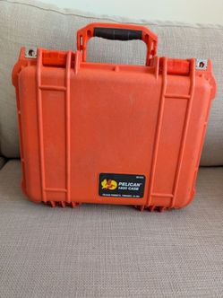 Pelican 1400 Case Without Foam (Orange)