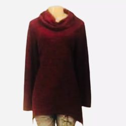 Jillian Nicole Sz M Women Cowl Neck Turtle Neck