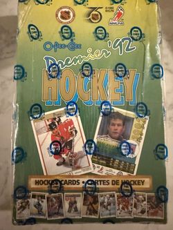 1992 O-Pee-Chee Premier Hockey Cards Box