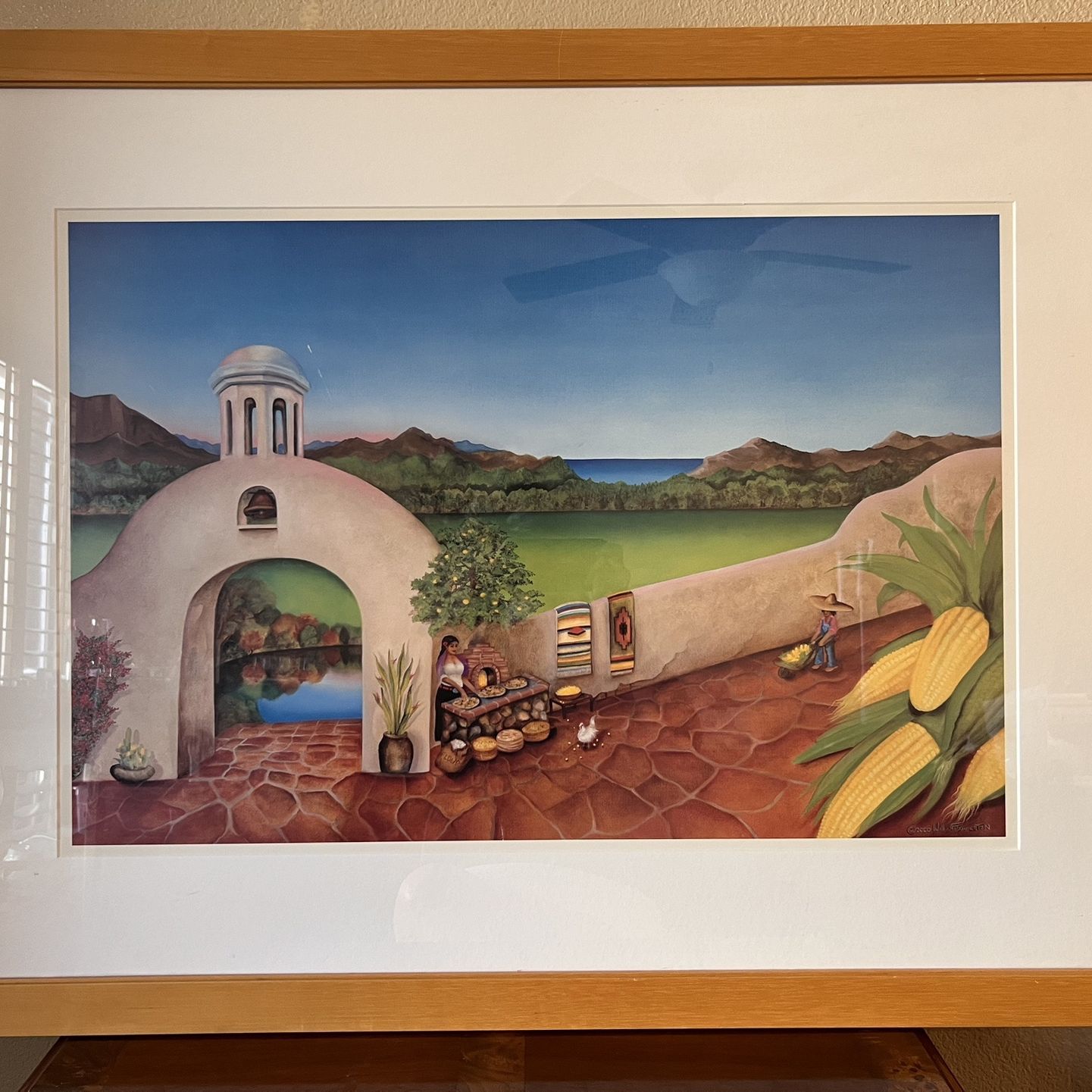 William Templeton “ Agua Fria Tortilla” Framed Art Print for Sale 