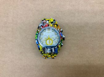 Invicta Bolt Zeus Chronograph Quartz Magnum Graffiti watch wristwatch water resistant 200 MT Model 324519 Stainless Steel Date Time