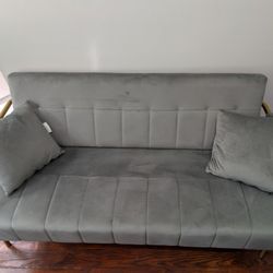 Grey Loveseat 