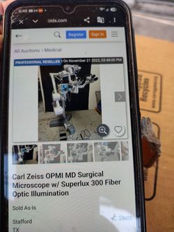 Carl Zeiss Microscope w/Superlux 300