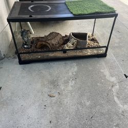 Big 40 Gallon Reptile Tank Exo Terra Zoo Med Reptizoo 