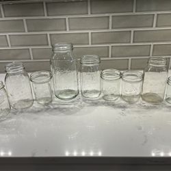 Antique Mason Jars