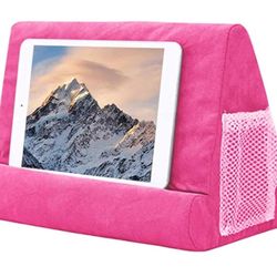Pillow Foam Laptop Tablet Lapdesk Multifunction Tablet Stand Holder Stand Lap Rest Cushion for Ipad with Bag (Pink),Lightweight
