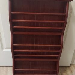 Pottery Barn Book Shelf Catalina Book Rack Brown Like New