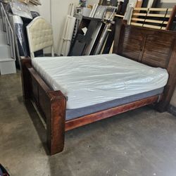 Queen Bed And Mattress 