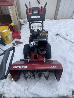 Craftsman Commercial Snow Blower With Heated Handles