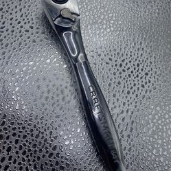 Craftsman L-AG 44994 Full Polished Quick Release Thin 1/4” Drive Ratchet RARE